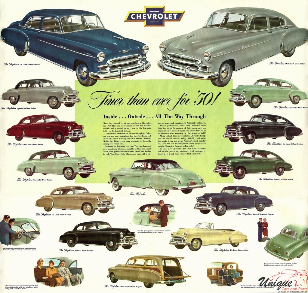 1950 Chevrolet Foldout Page 3